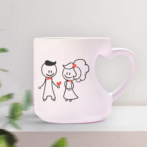 You Make Me Happy White Mug