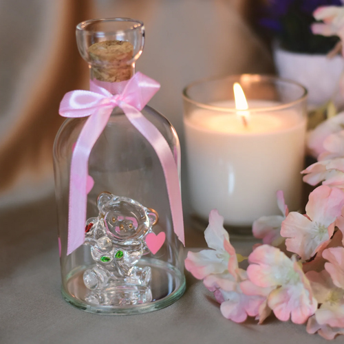 The Glass Bottle Message Jar