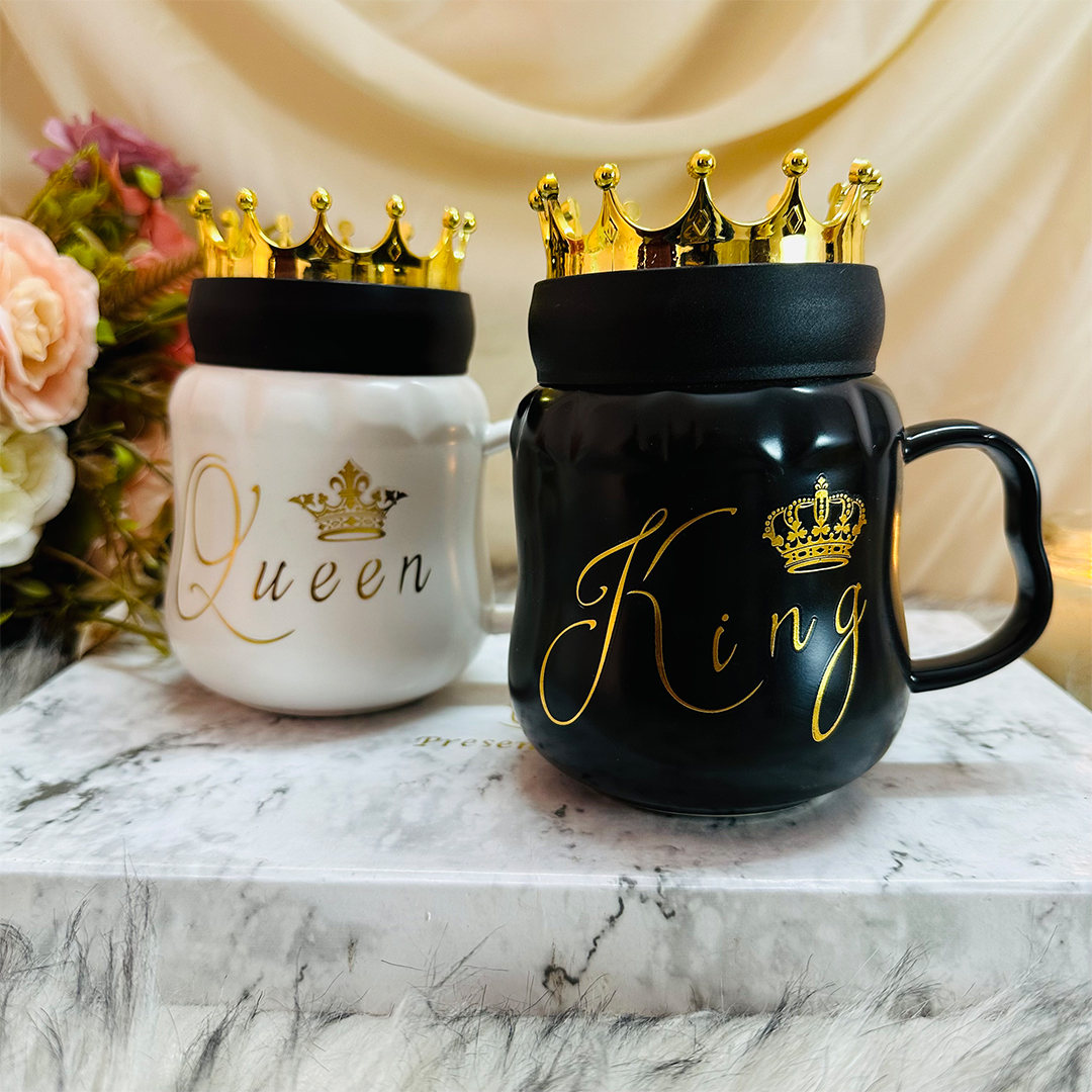 King and Queen Mug Set