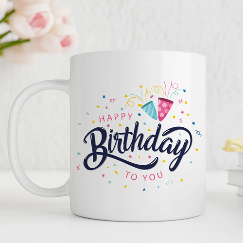 Happy Birthday personlisation Photo Mug