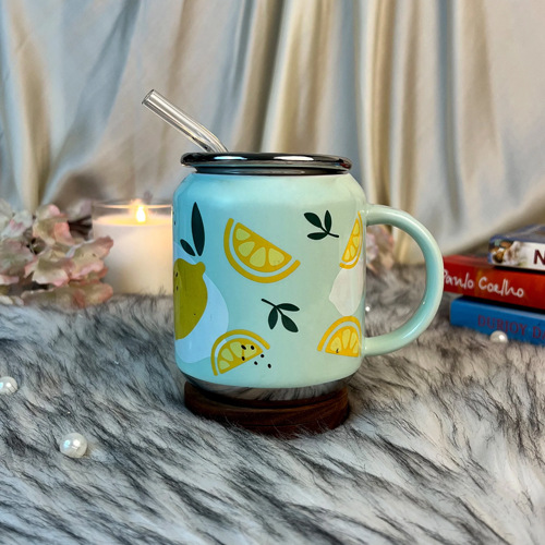 Cool Coffee Mug With Straw